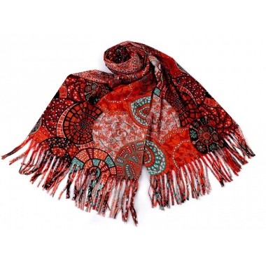 Esarfa tip casmir somon Divine Spiral